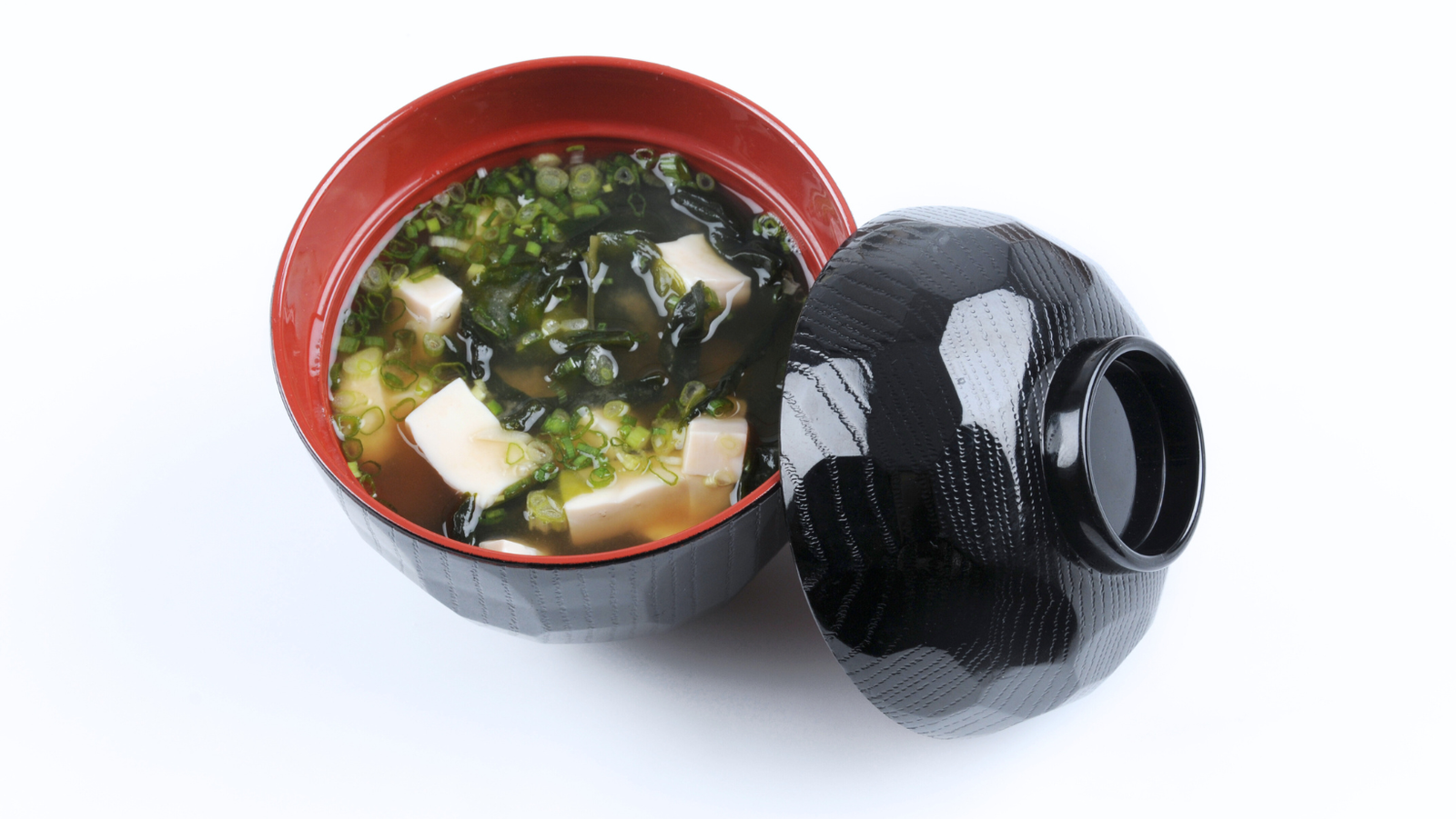 miso soup in a bowl 